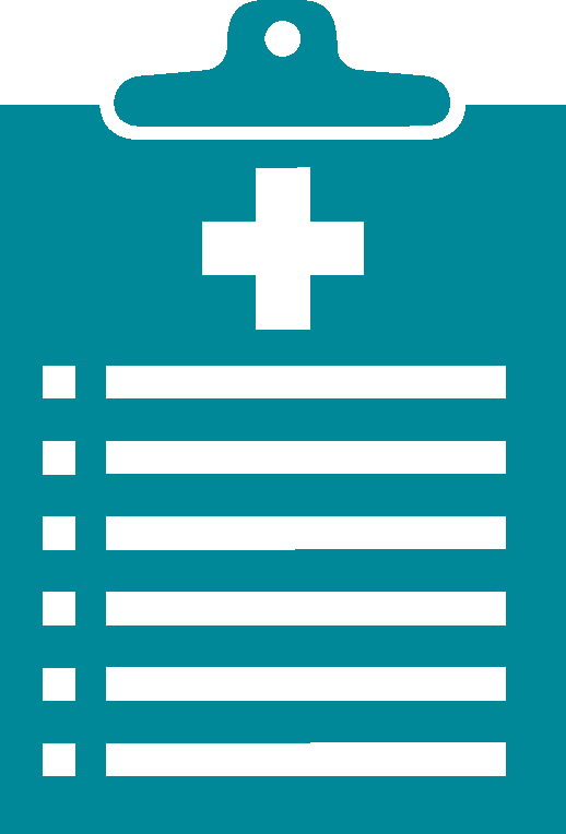 Medical-clipboard-cyan